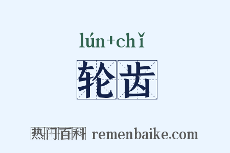 轮齿是什么意思的图片